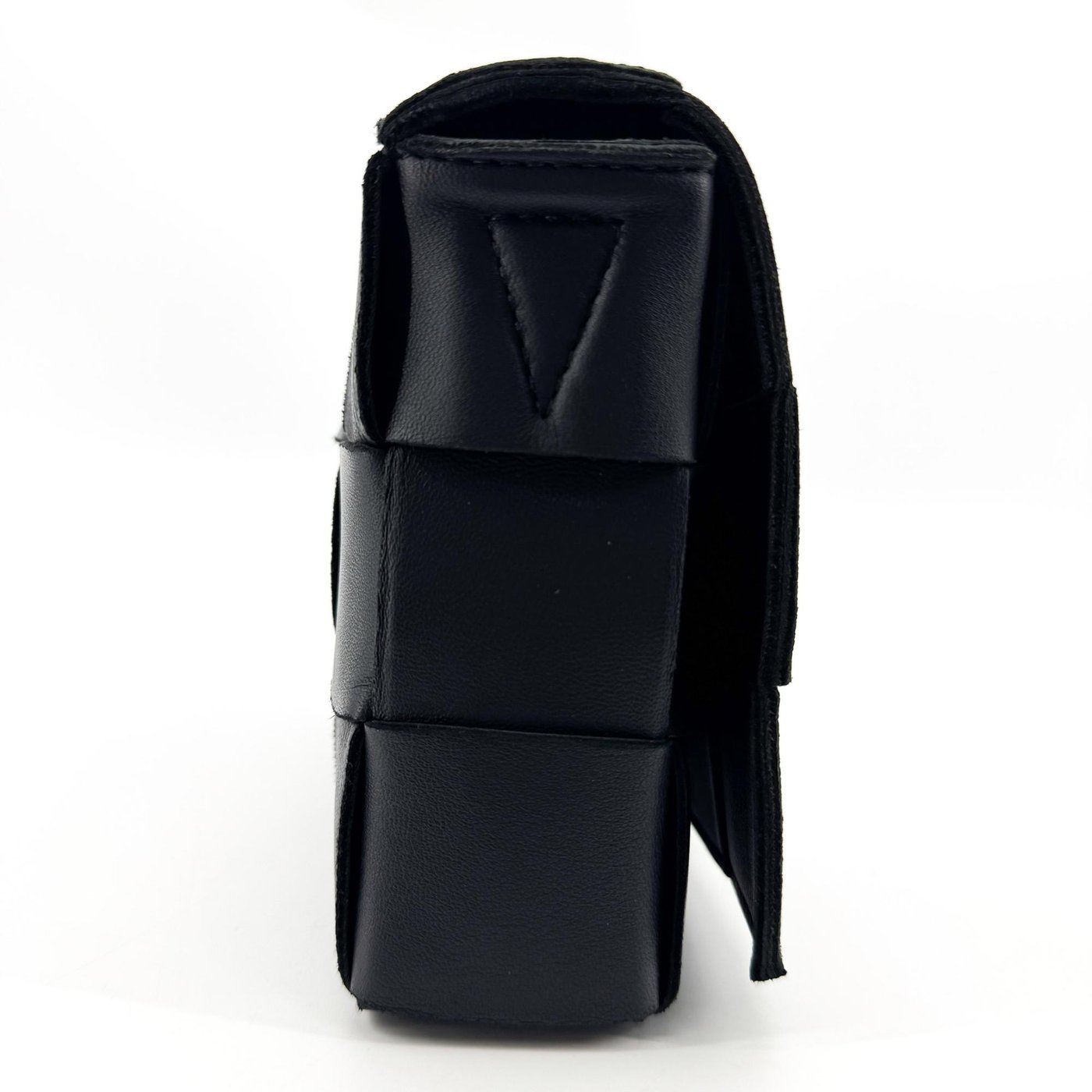 Bottega Veneta Cassette Maxi Intrecciato Leather Mini
