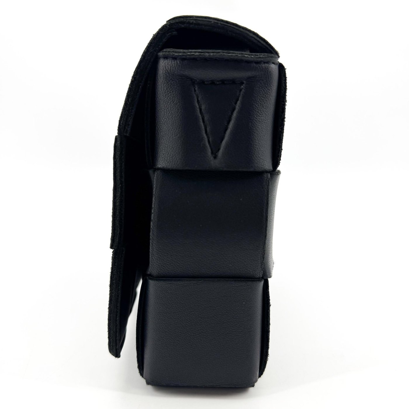 Bottega Veneta Cassette Maxi Intrecciato Leather Mini