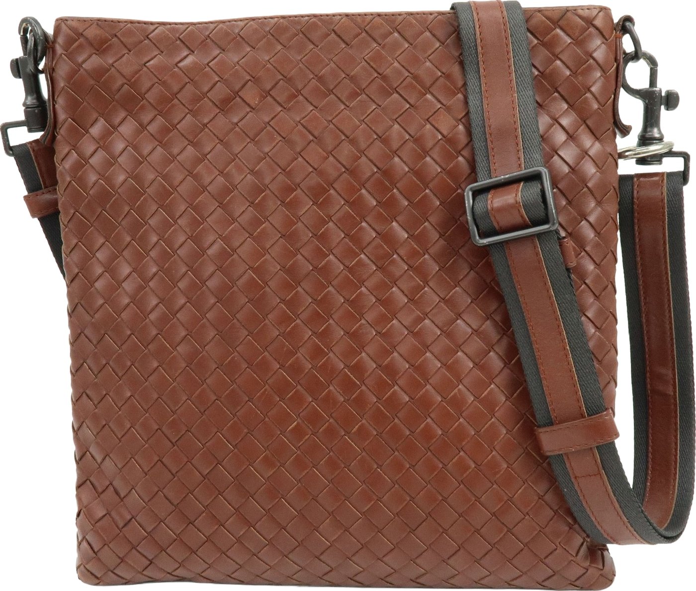 Bottega Veneta Flat Messenger Intrecciato Nappa Medium