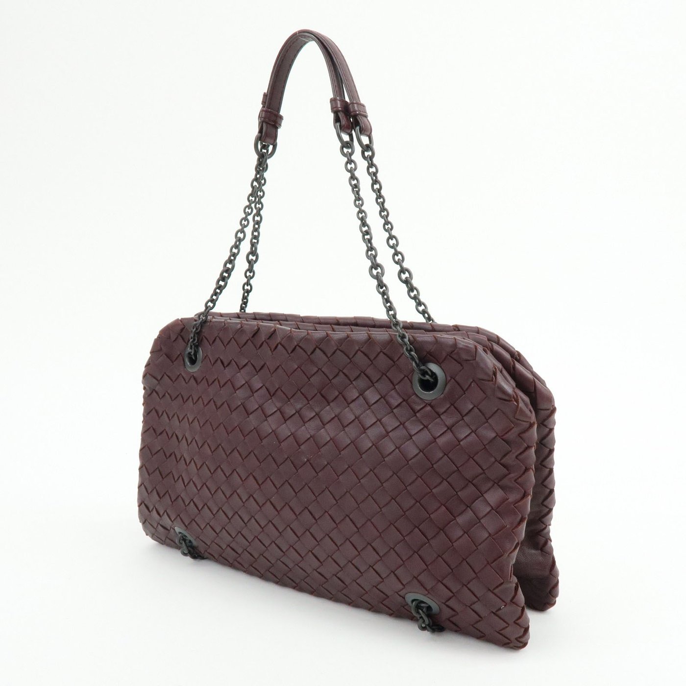 Bottega Veneta Double Chain Intrecciato Nappa Large