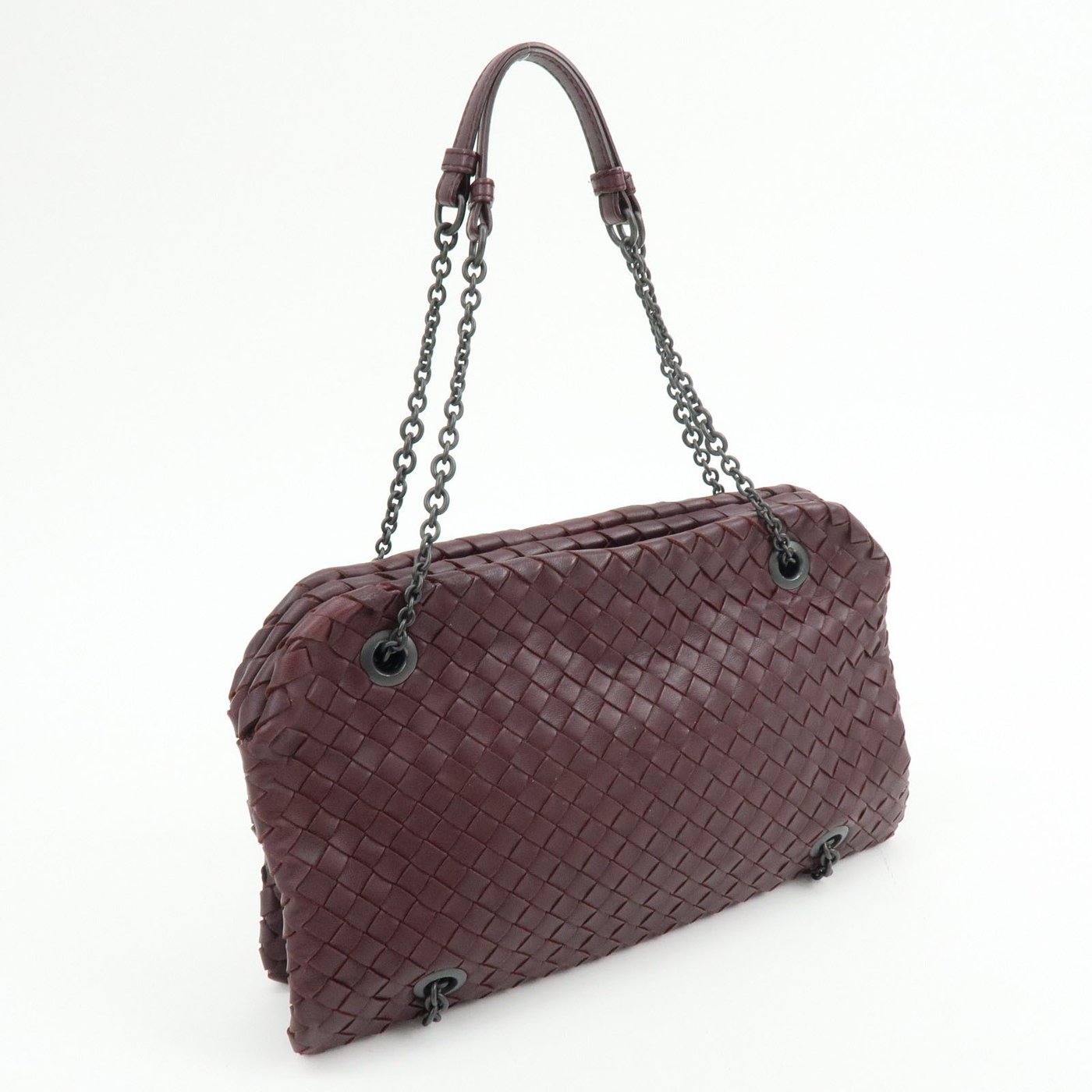 Bottega Veneta Double Chain Intrecciato Nappa Large