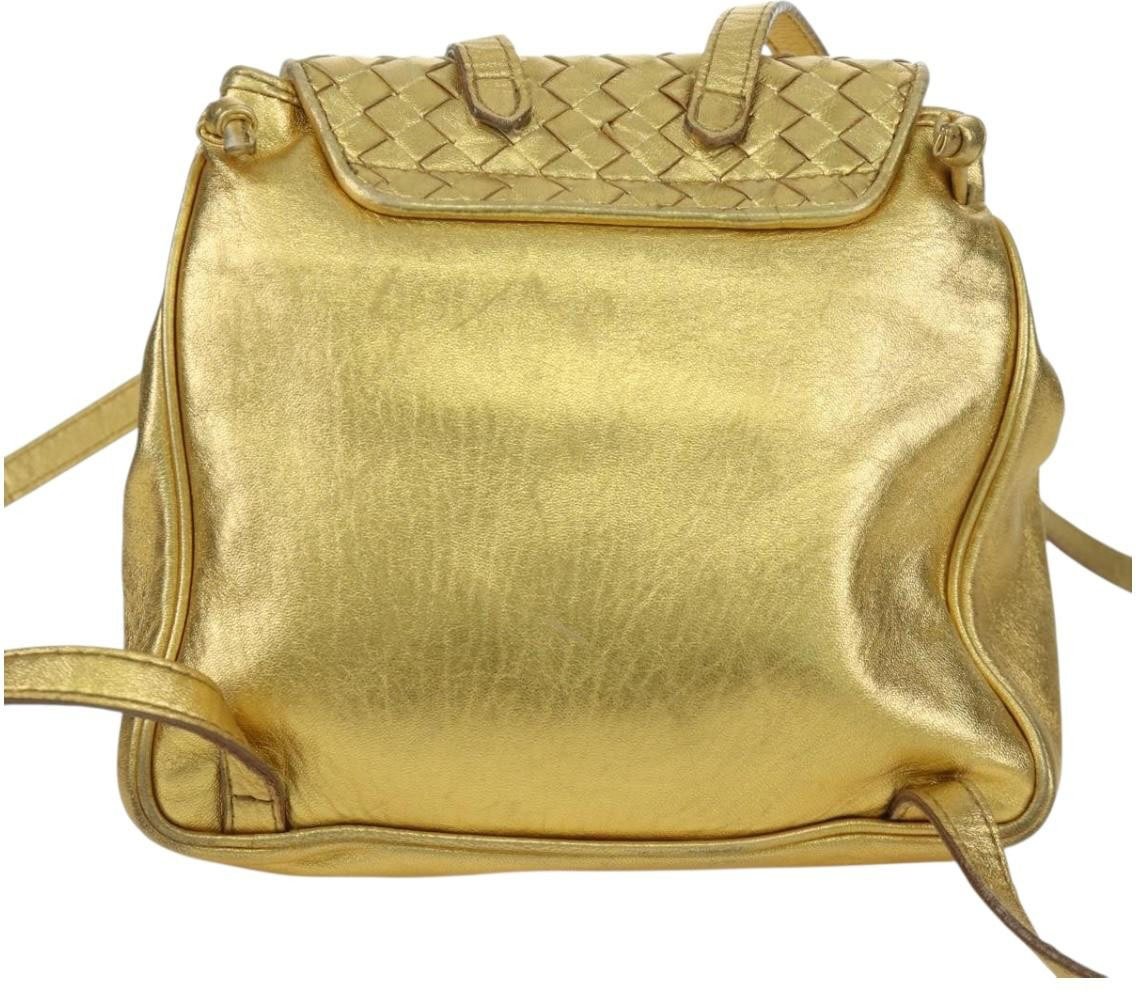 Bottega Veneta Backpack Leather with Intrecciato Large