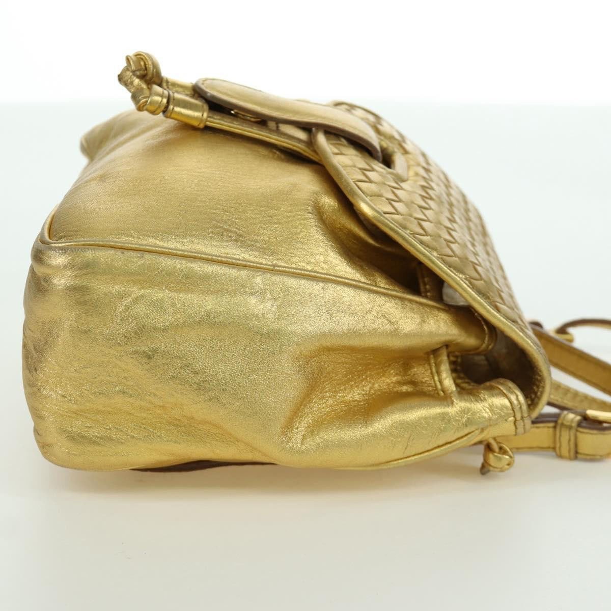 Bottega Veneta Backpack Leather with Intrecciato Large