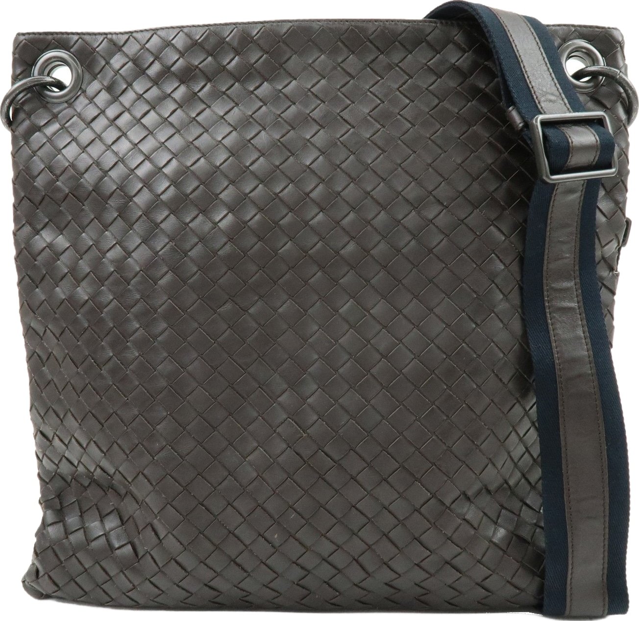 Bottega Veneta Flat Messenger Intrecciato Nappa Large