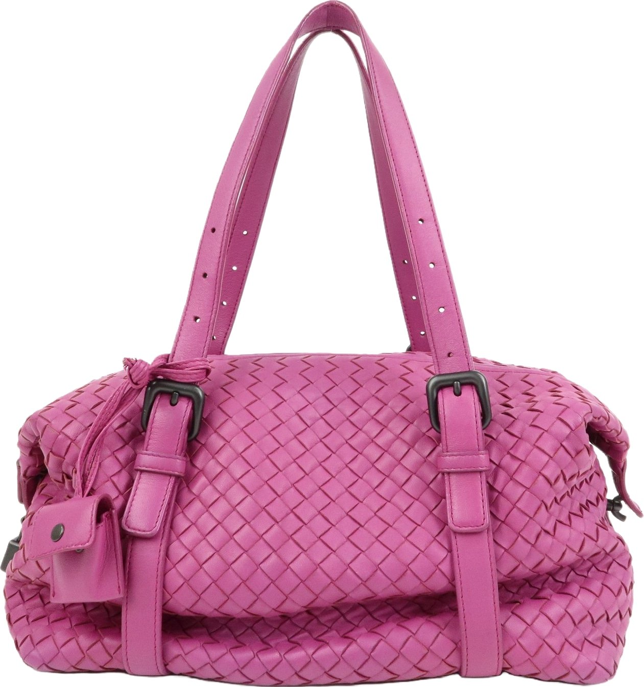 Bottega Veneta Boston Intrecciato Nappa Medium