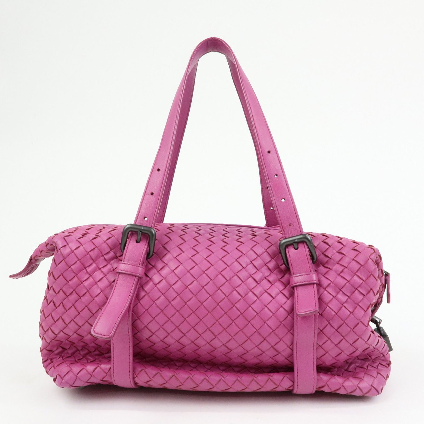 Bottega Veneta Boston Intrecciato Nappa Medium