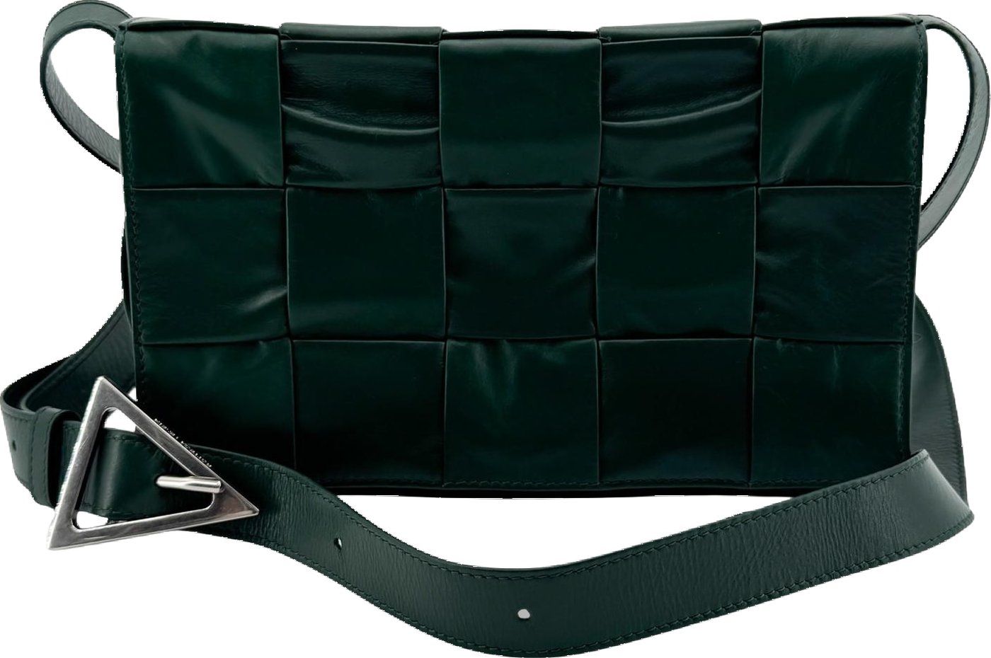 Bottega Veneta Cassette Maxi Intrecciato Leather Small