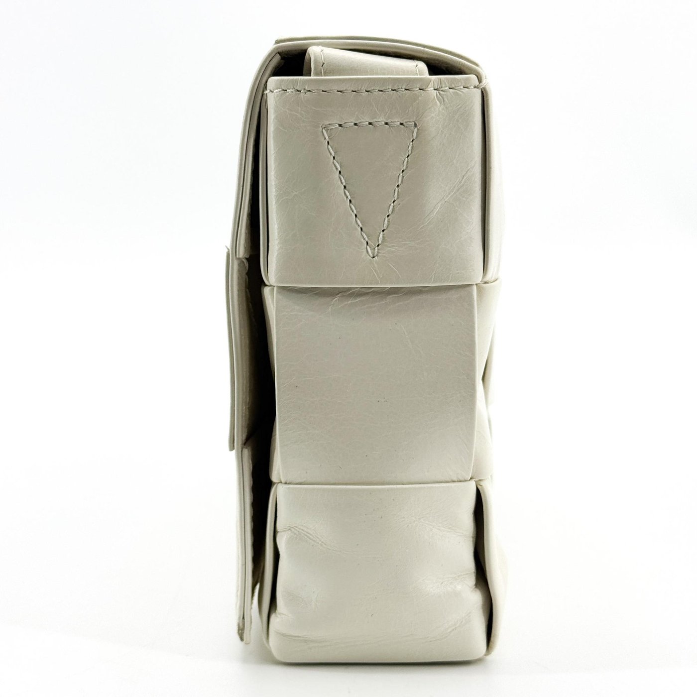 Bottega Veneta Brick Cassette Maxi Intrecciato Leather Small