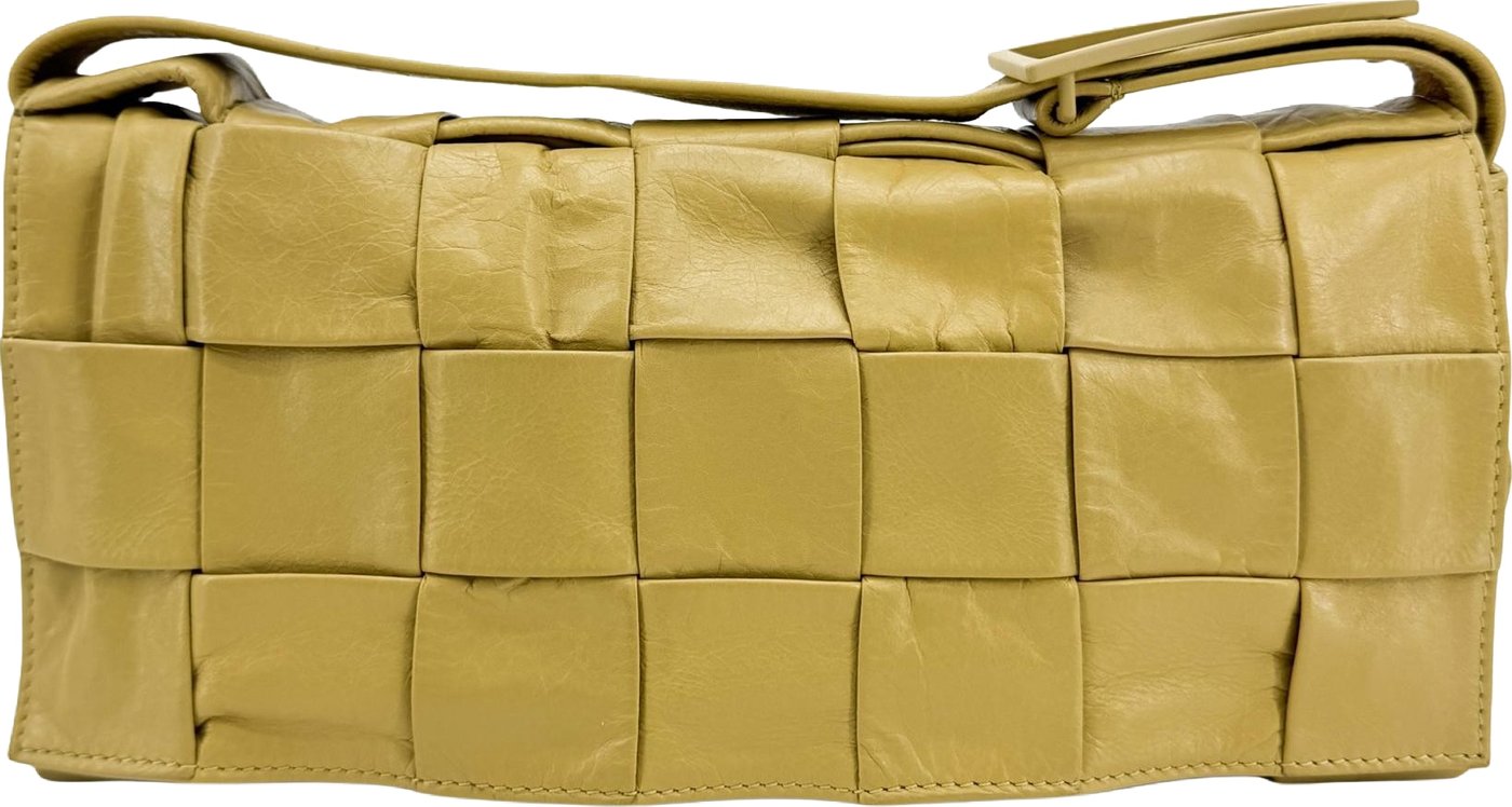 Bottega Veneta Cassette Maxi Intrecciato Leather Small