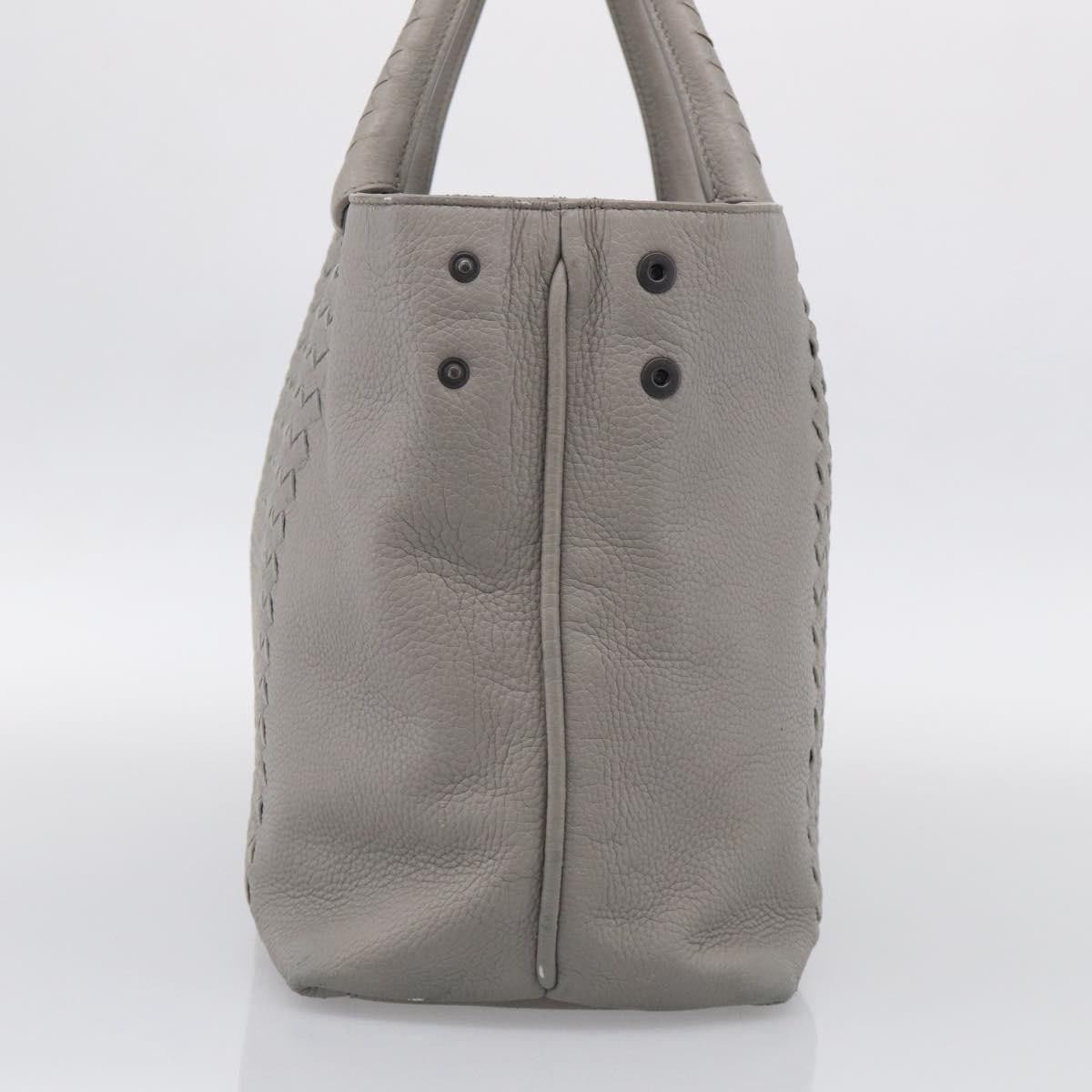 Bottega Veneta Side Snap Leather and Intrecciato Nappa Large