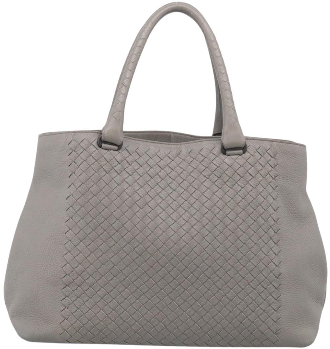 Bottega Veneta Side Snap Leather and Intrecciato Nappa Large