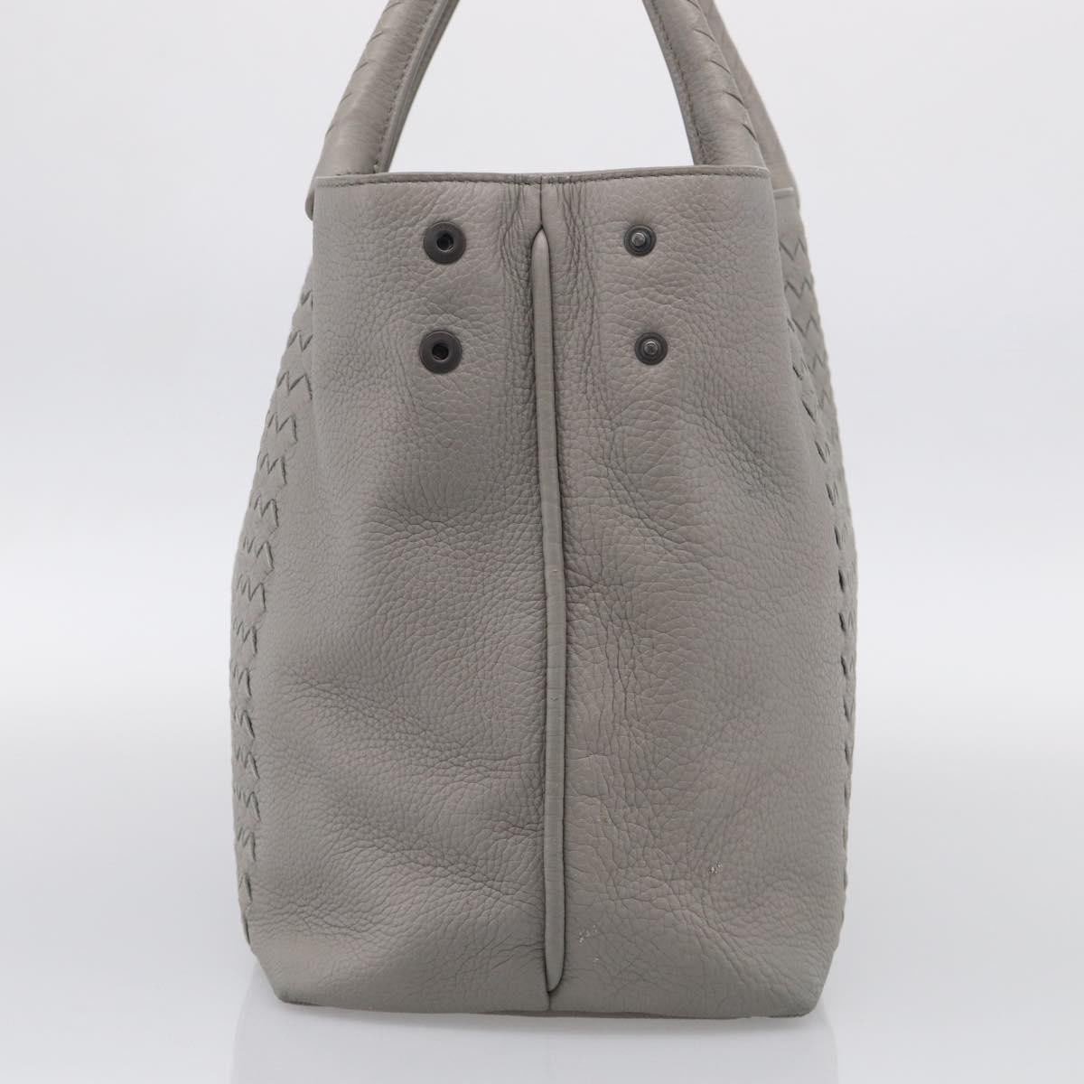 Bottega Veneta Side Snap Leather and Intrecciato Nappa Large