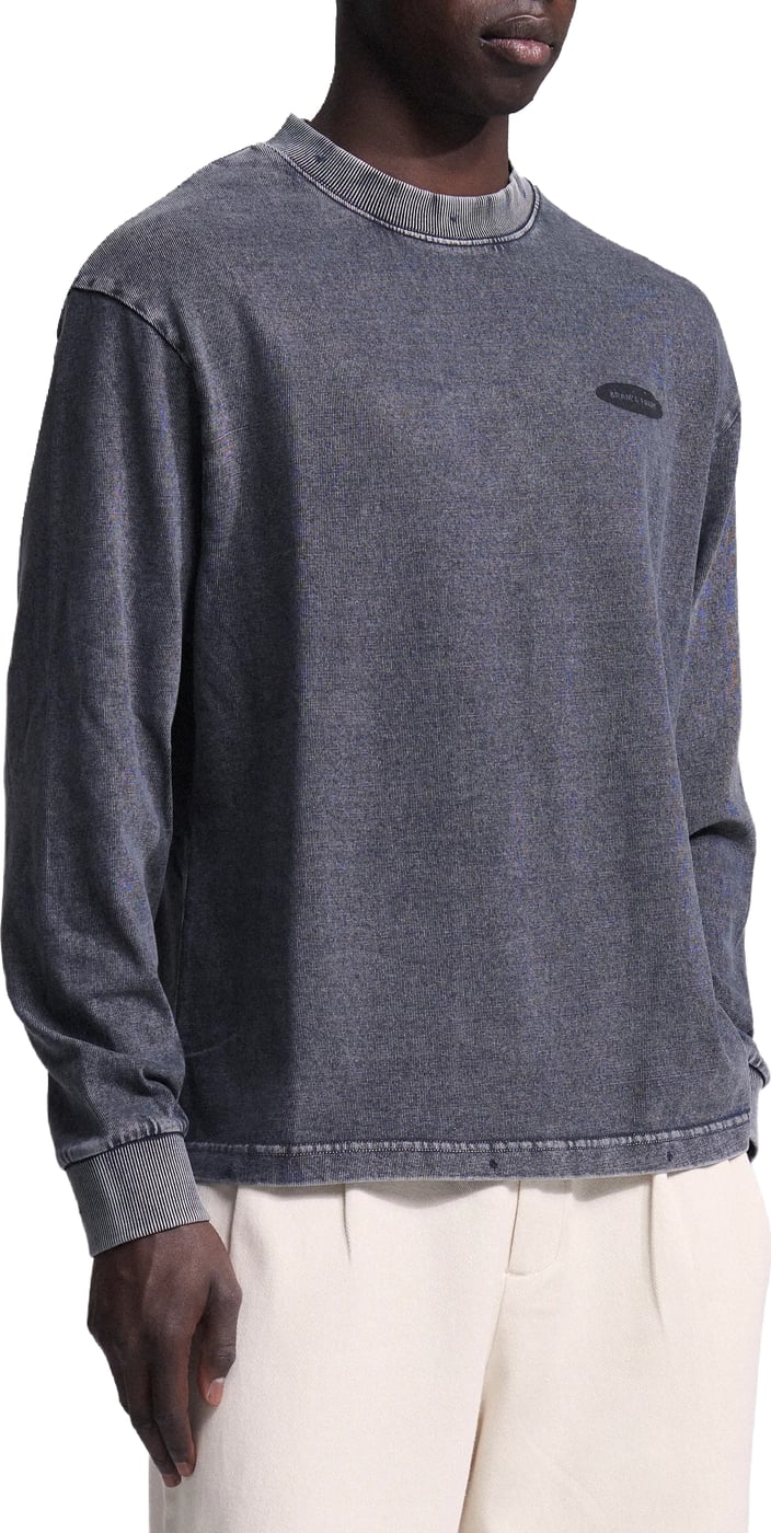 Distressed “F*ck Off I'm Gardening” Longsleeve - Washed Charcoal