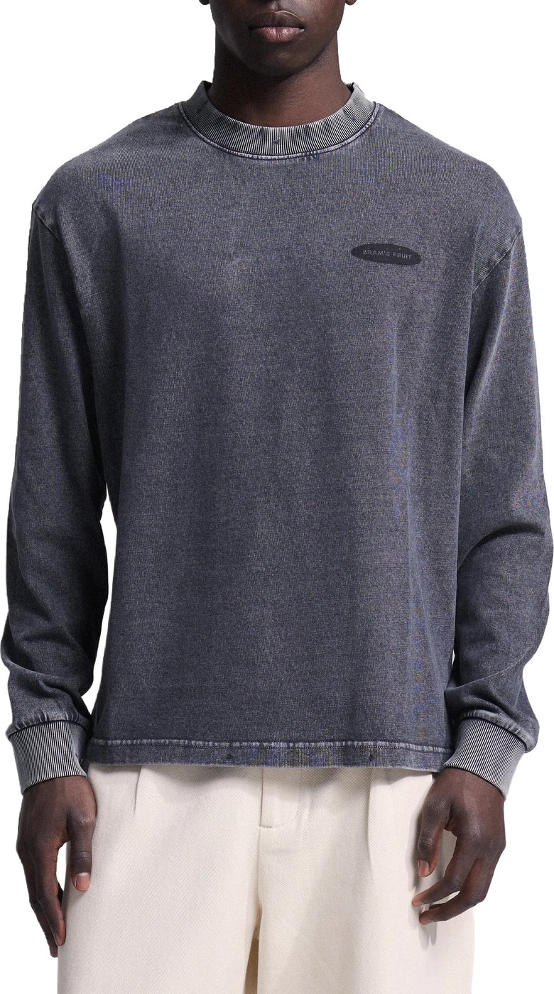 Distressed “F*ck Off I'm Gardening” Longsleeve - Washed Charcoal