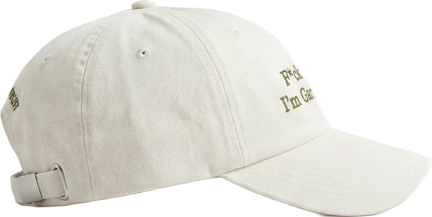''F*ck Off I’m Gardening'' Cap Distressed - White Sand
