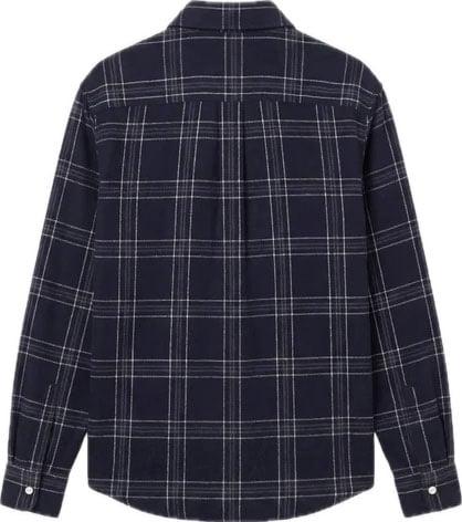 flanel overshirt blue