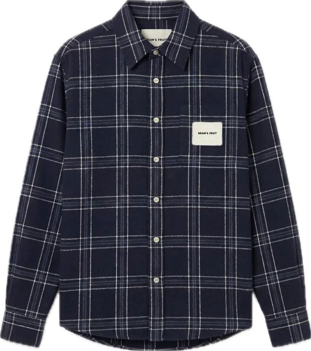flanel overshirt blue