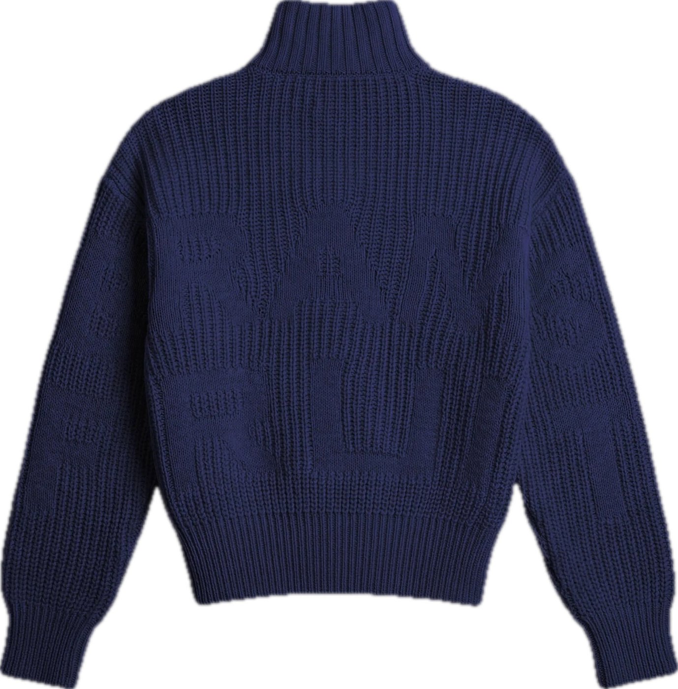 fisherman quarter zip knit navy