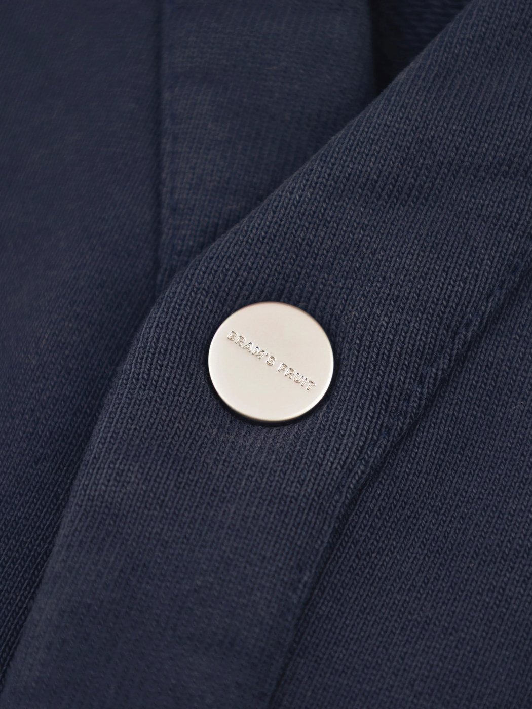script logo cardigan sweat blue