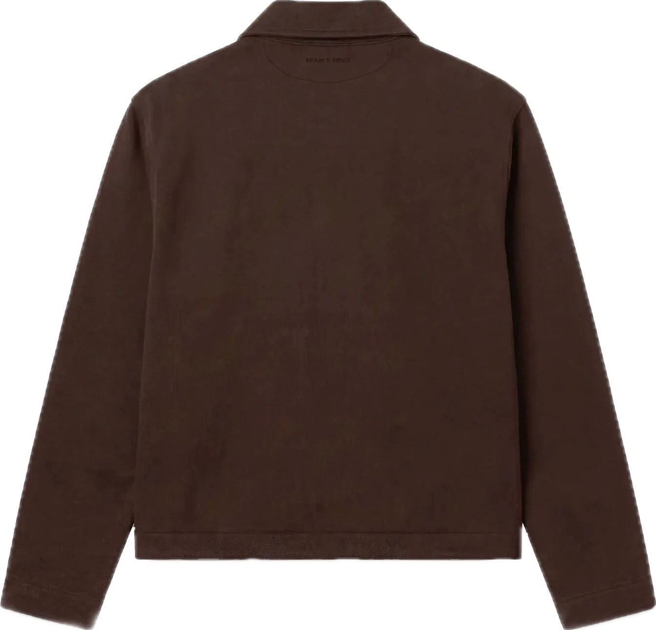 script logo full zip brown