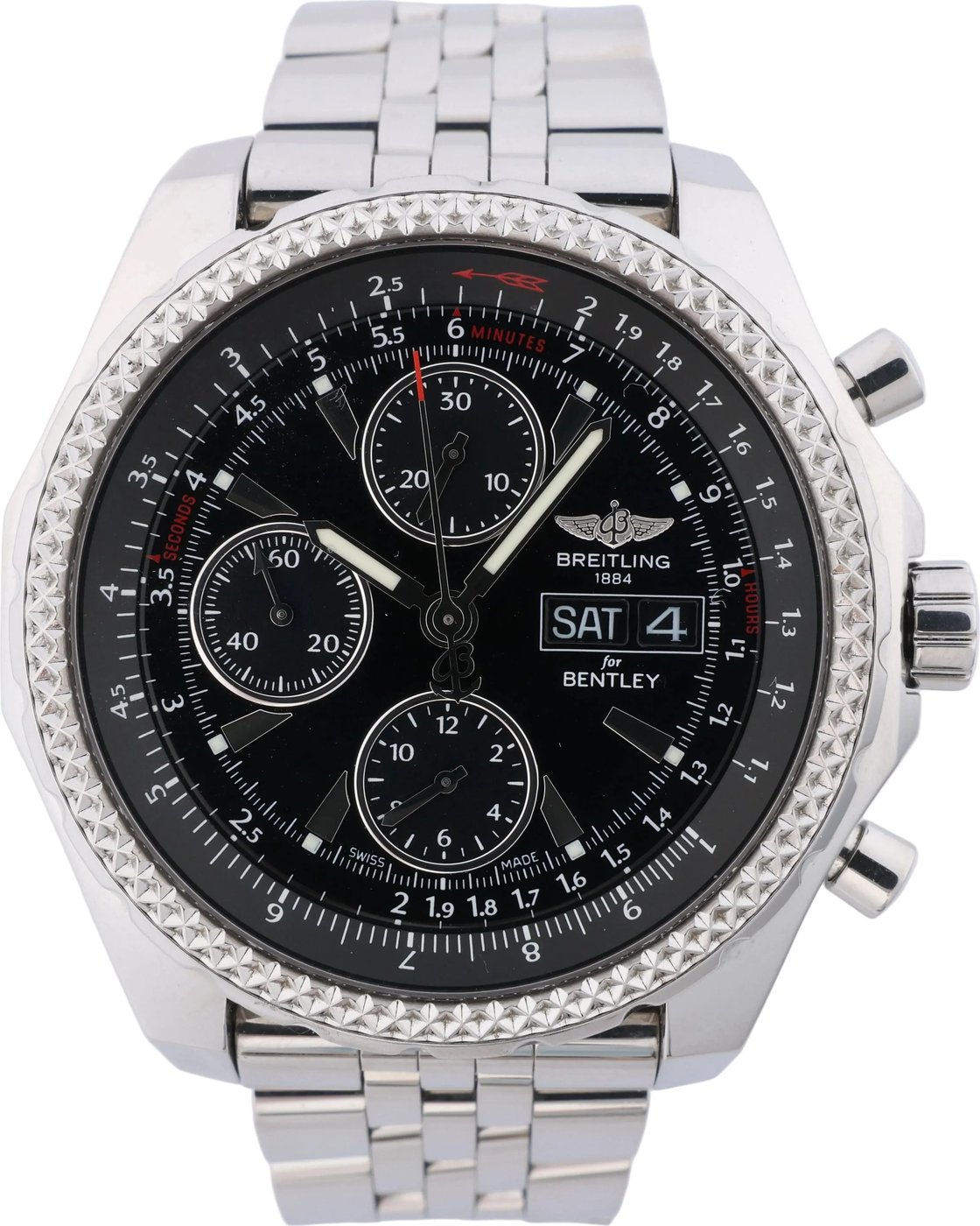 Breitling Bentley GT Automatic Wristwatch with Black dial
