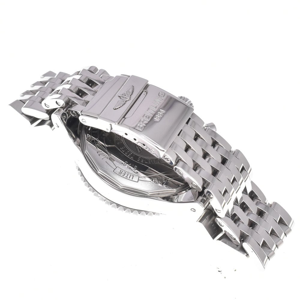 Breitling Navitimer Montbrillant Chronograph Automatic Stainless Steel and Leather 38