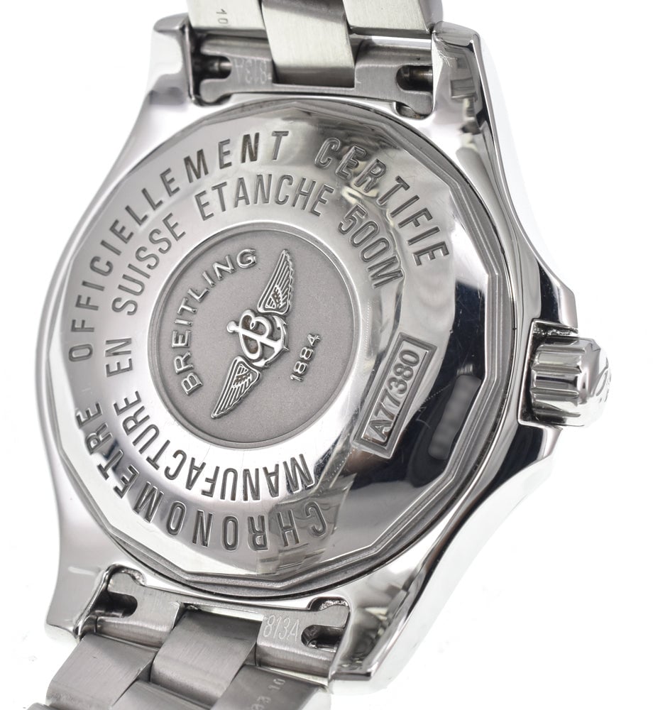 Breitling Colt Oceane Chronometre Quartz Stainless Steel with Diamond Bezel 33