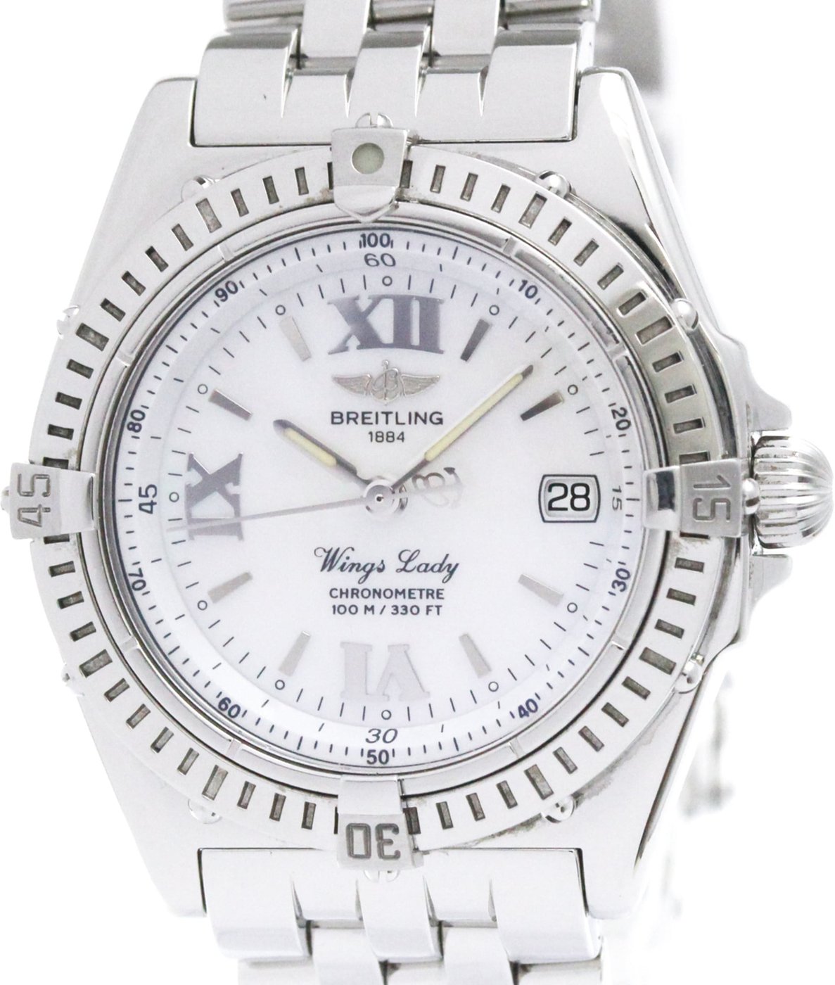 Breitling Wings Lady Quartz Stainless Steel 31
