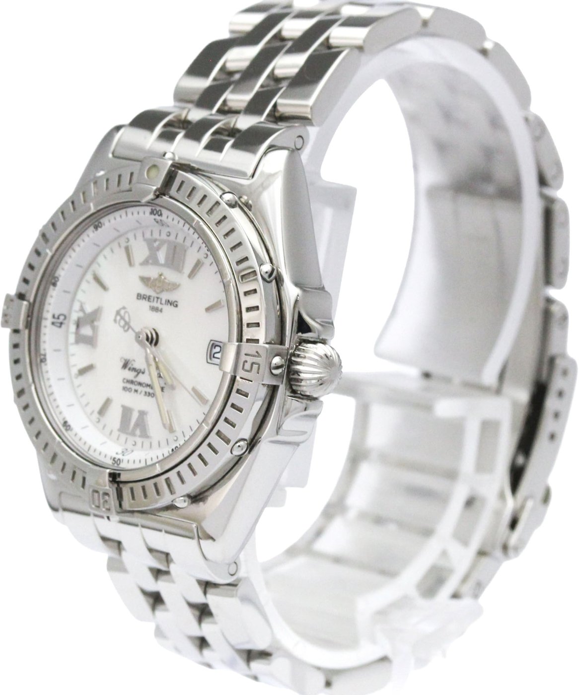 Breitling Wings Lady Quartz Stainless Steel 31