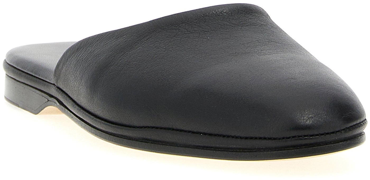 Brioni Leather Sabots