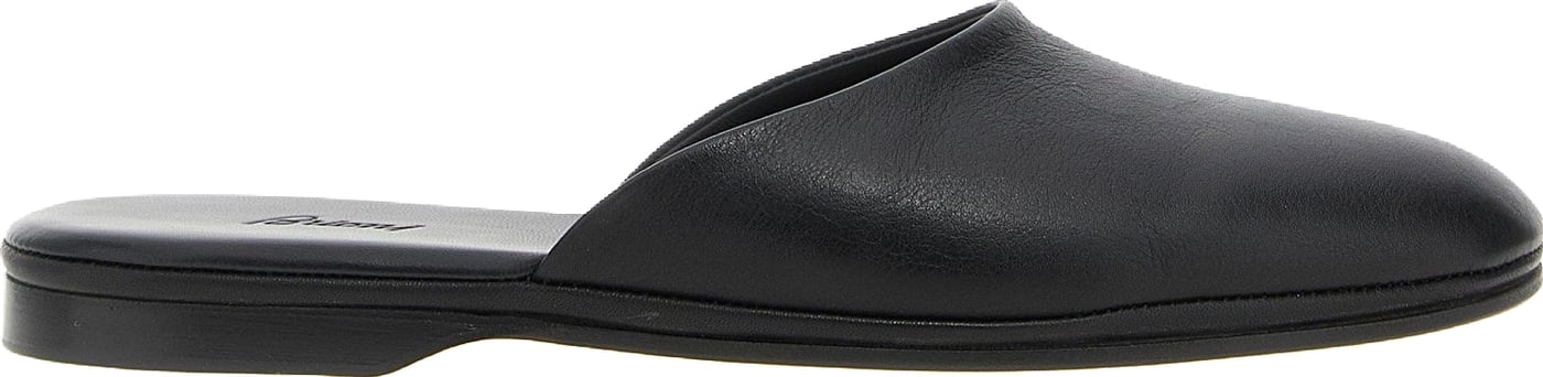Brioni Leather Sabots