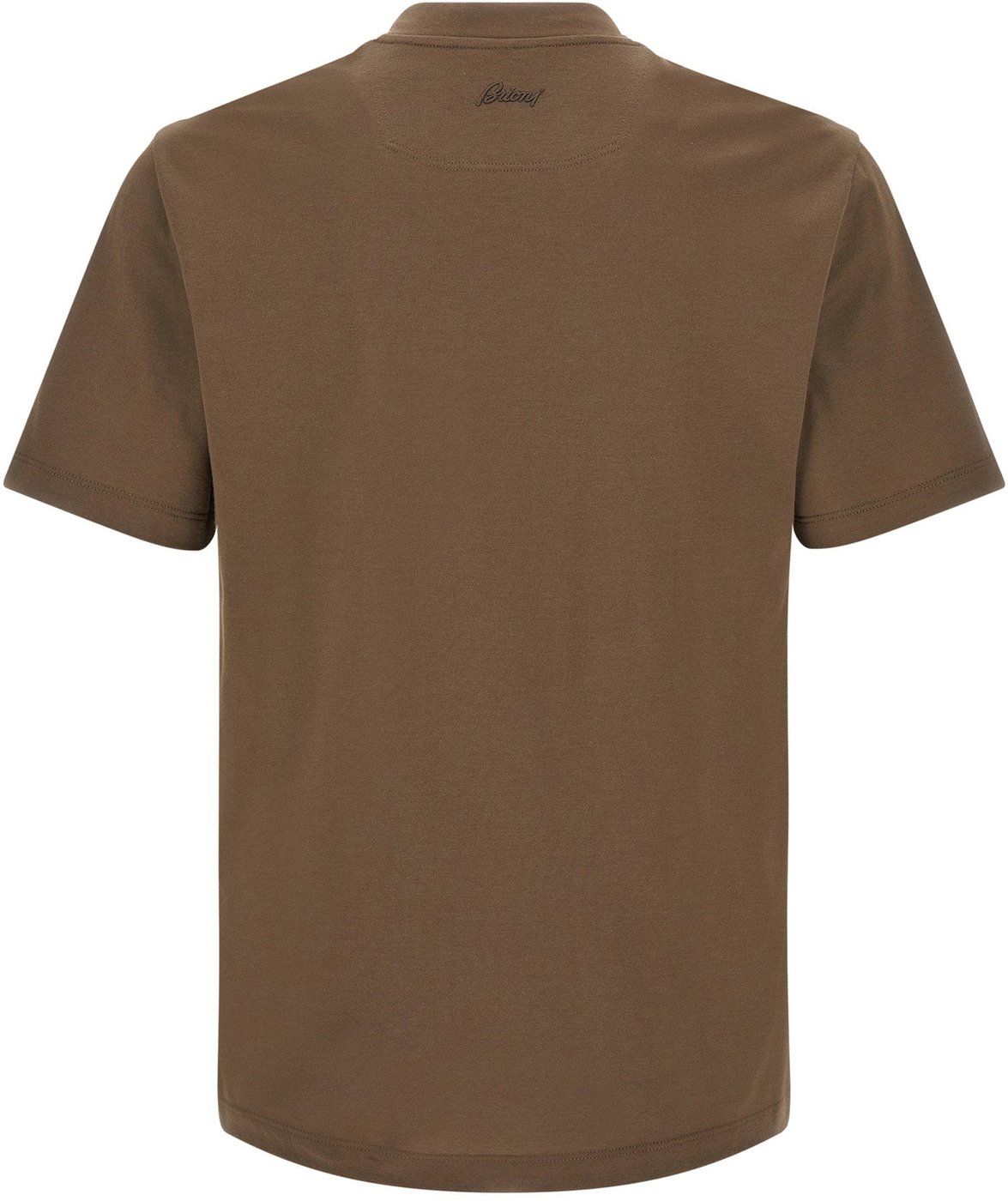 Brioni Brown Cotton T-shirt