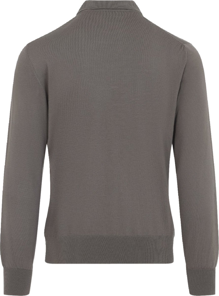 Brioni Long Sleeves Zip Polo