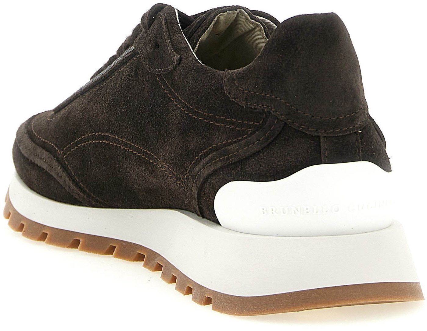 Brunello Cucinelli Brown Calfskin Sneakers