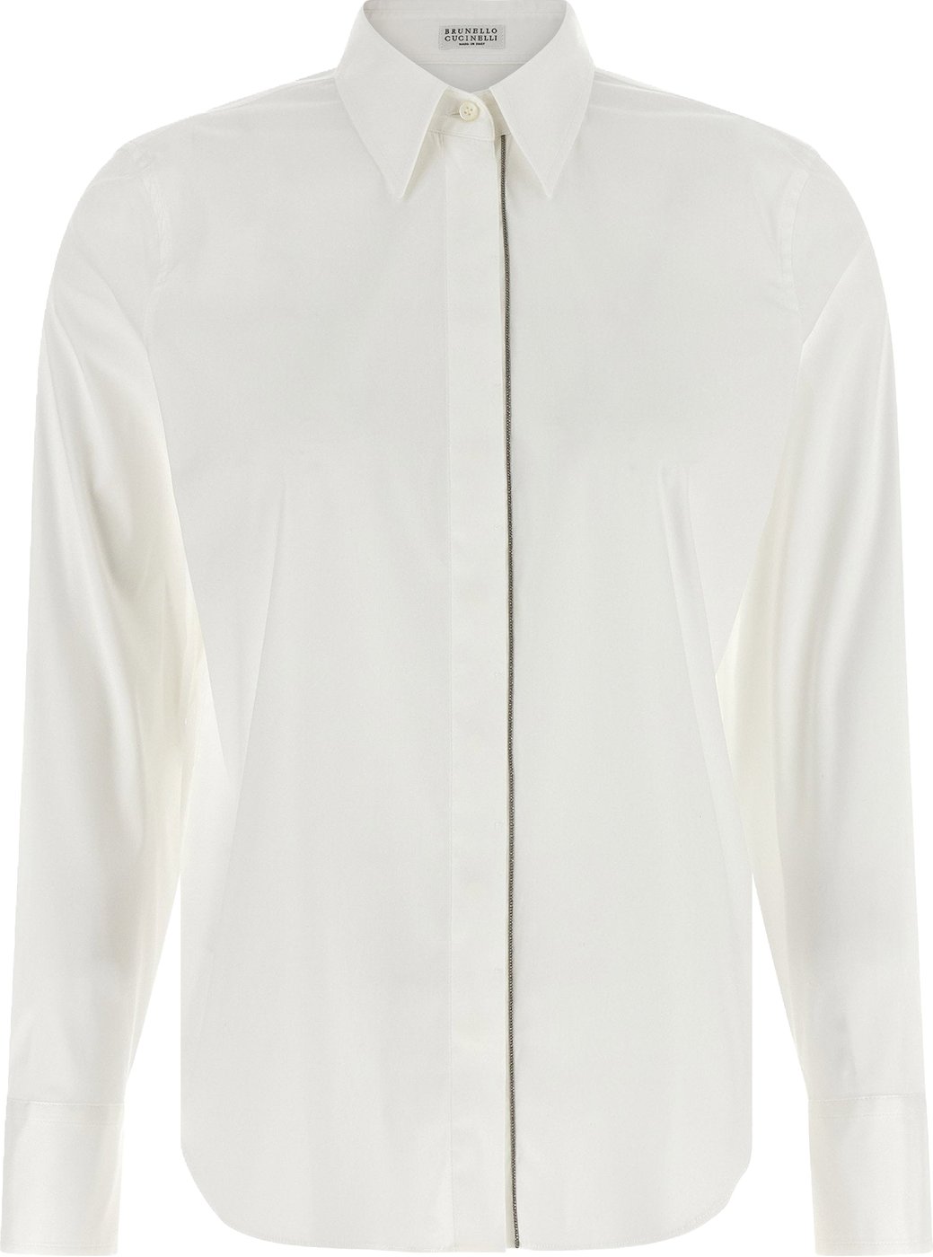 Brunello Cucinelli Shiny Trim Shirt