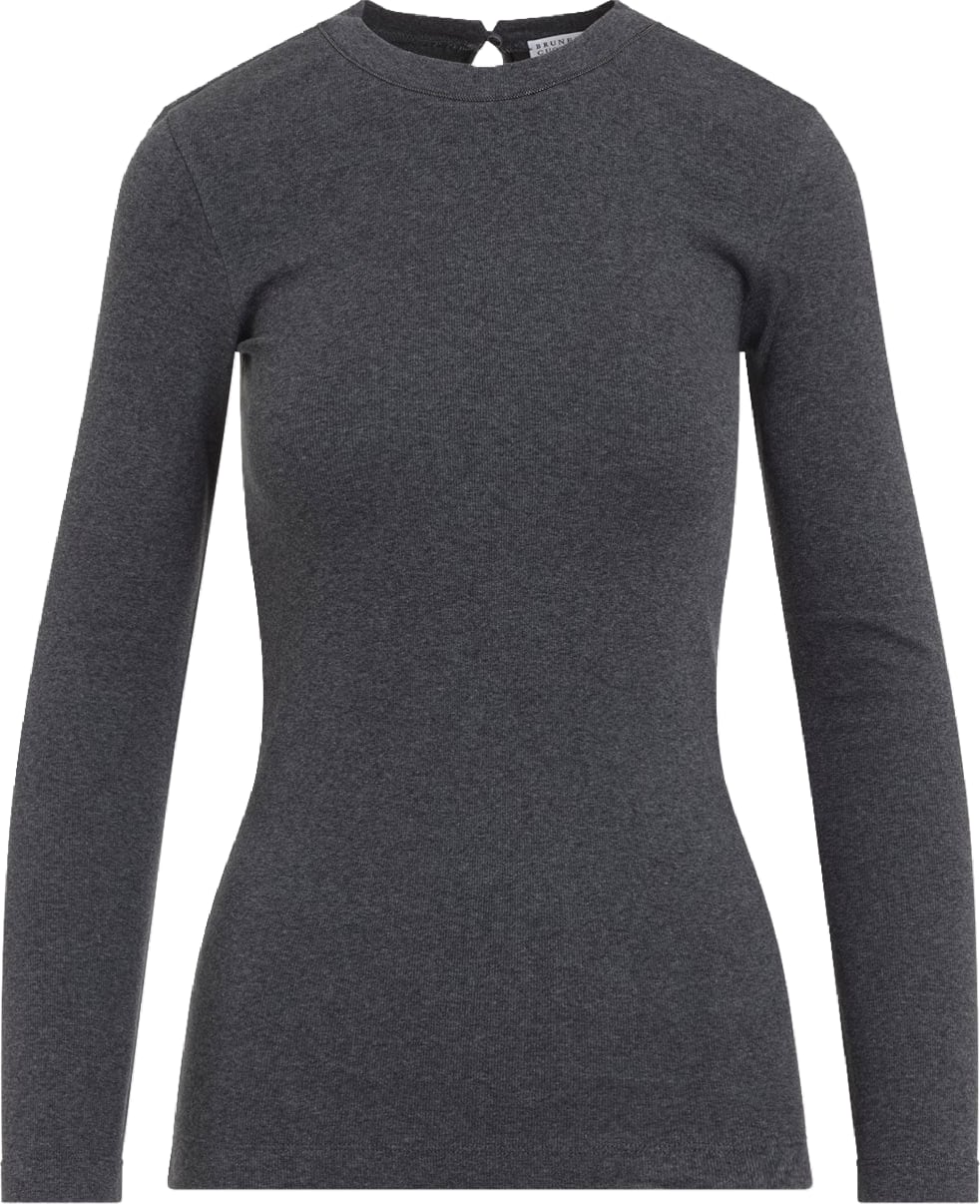 Brunello Cucinelli L/S Rib T-Shirt