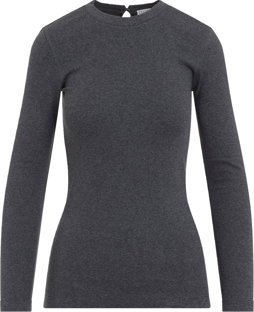 Brunello Cucinelli L/S Rib T-Shirt