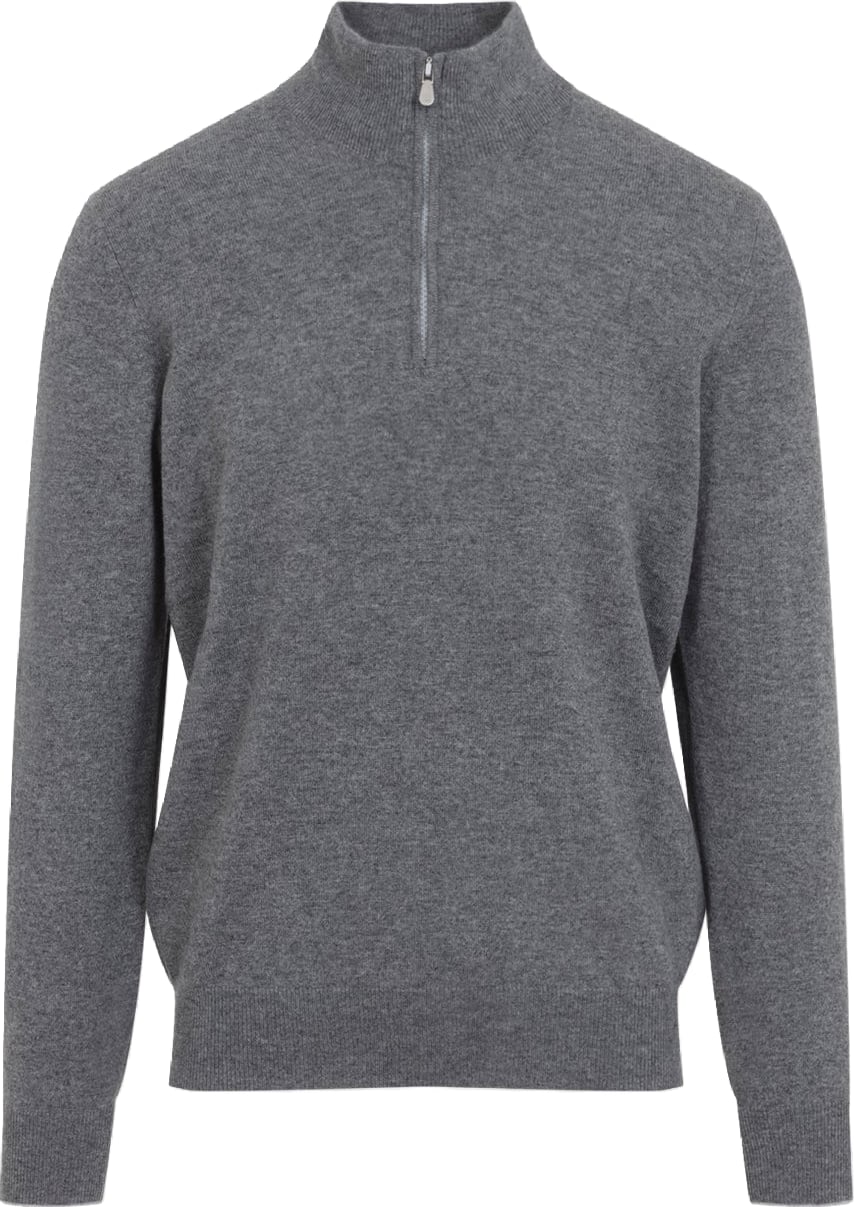 Brunello Cucinelli Half Zip Cashmere Sweater