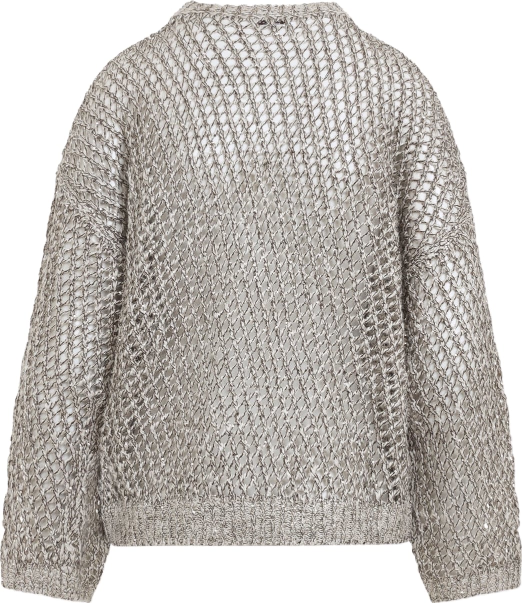 Brunello Cucinelli Fish-Net Sweater