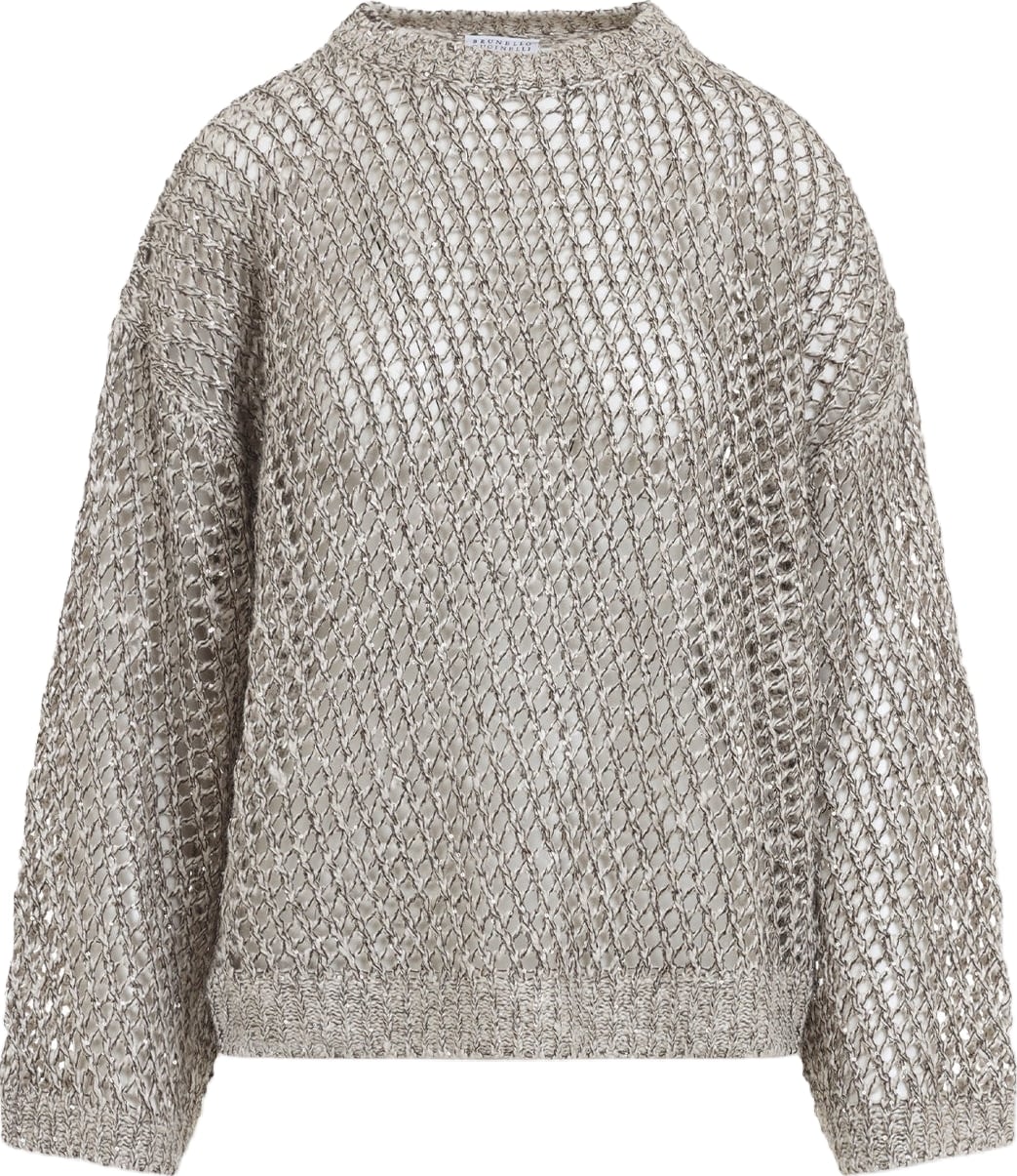 Brunello Cucinelli Fish-Net Sweater