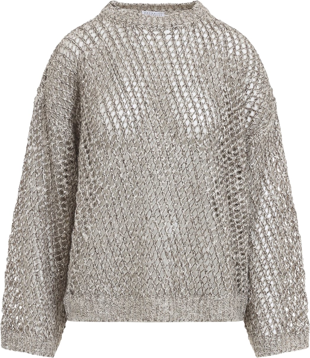 Brunello Cucinelli Fish-Net Sweater