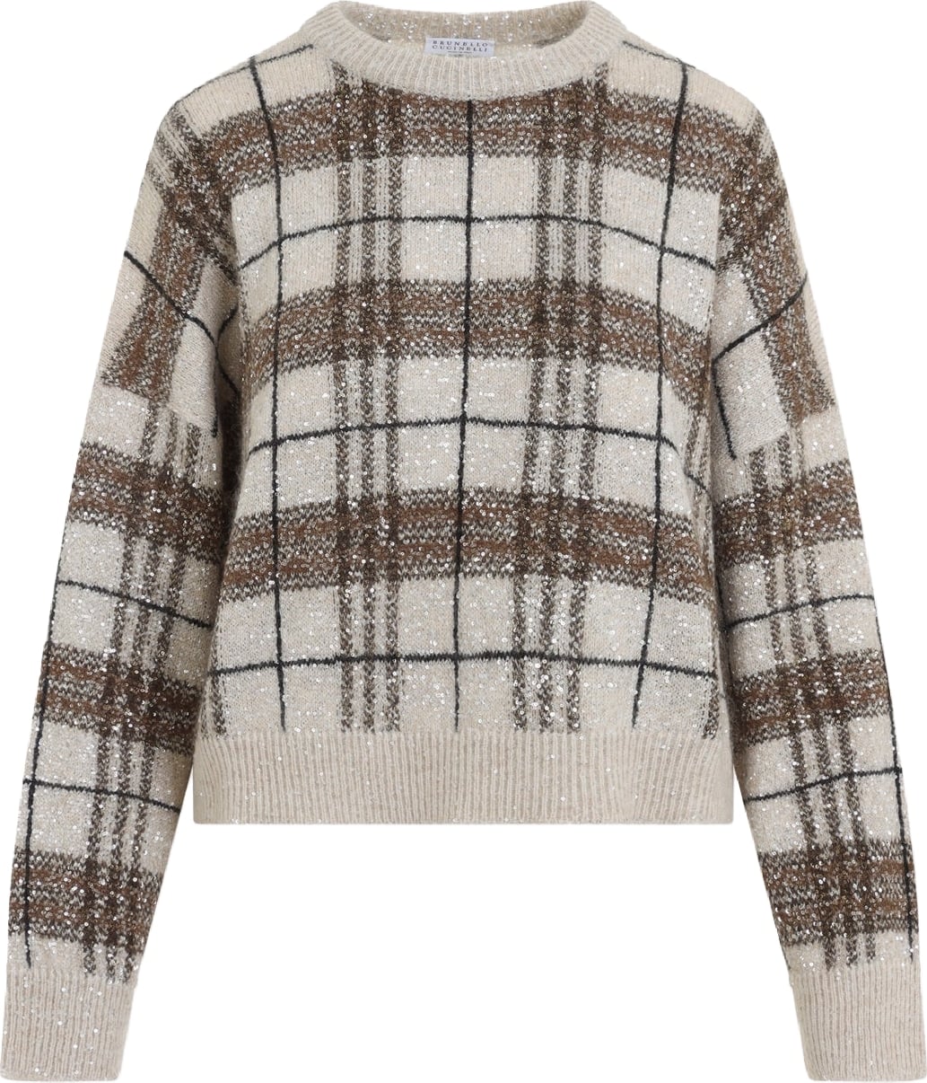 Brunello Cucinelli Check Sweater