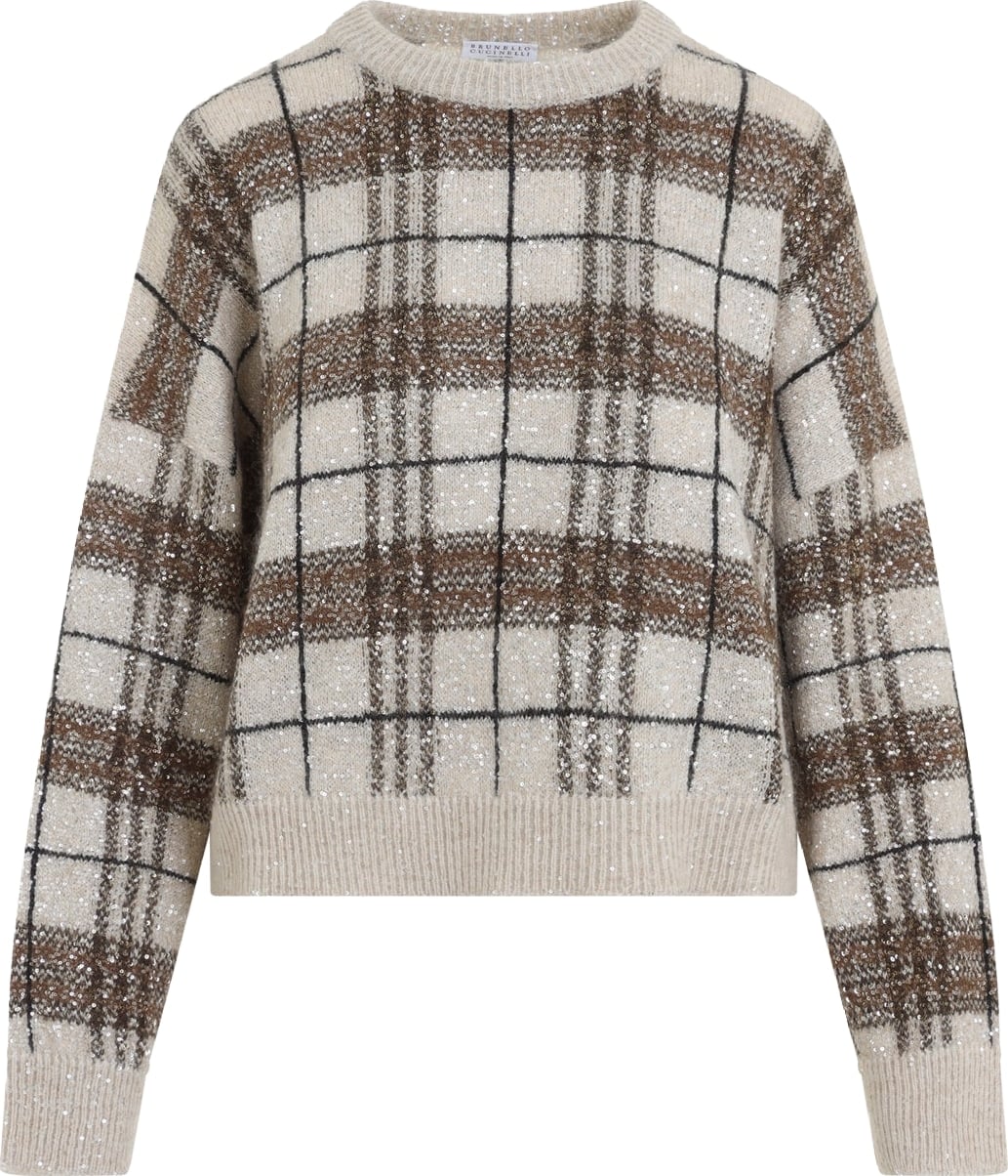 Brunello Cucinelli Check Sweater