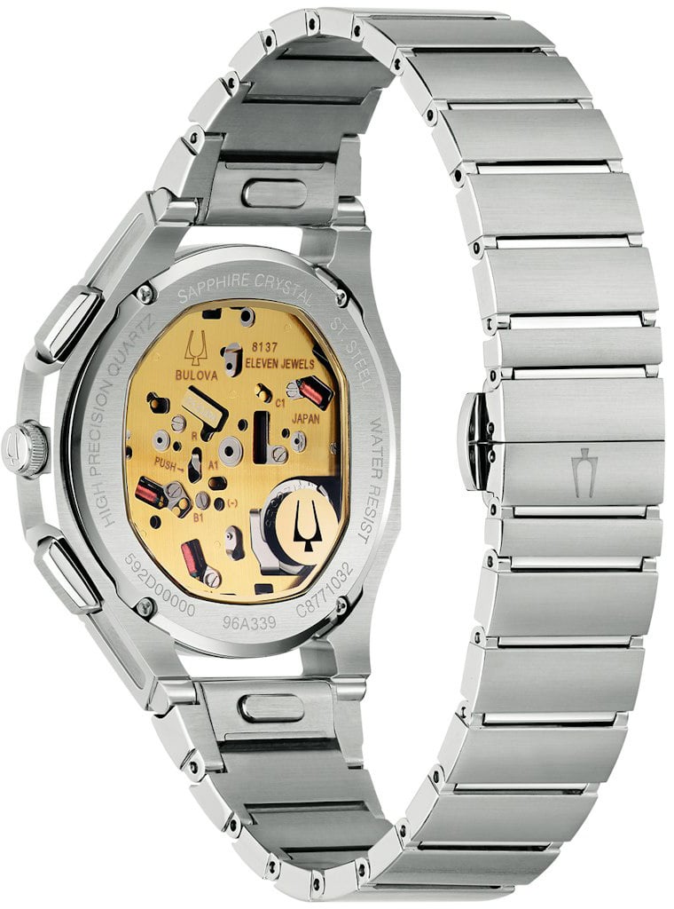96A339 Curv Titanium 262 kHz chronograaf horloge 41 mm