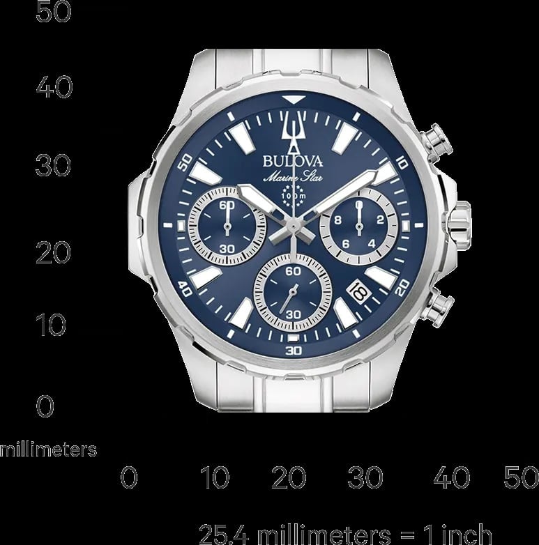96B466 Marine Star Series B chronograaf horloge
