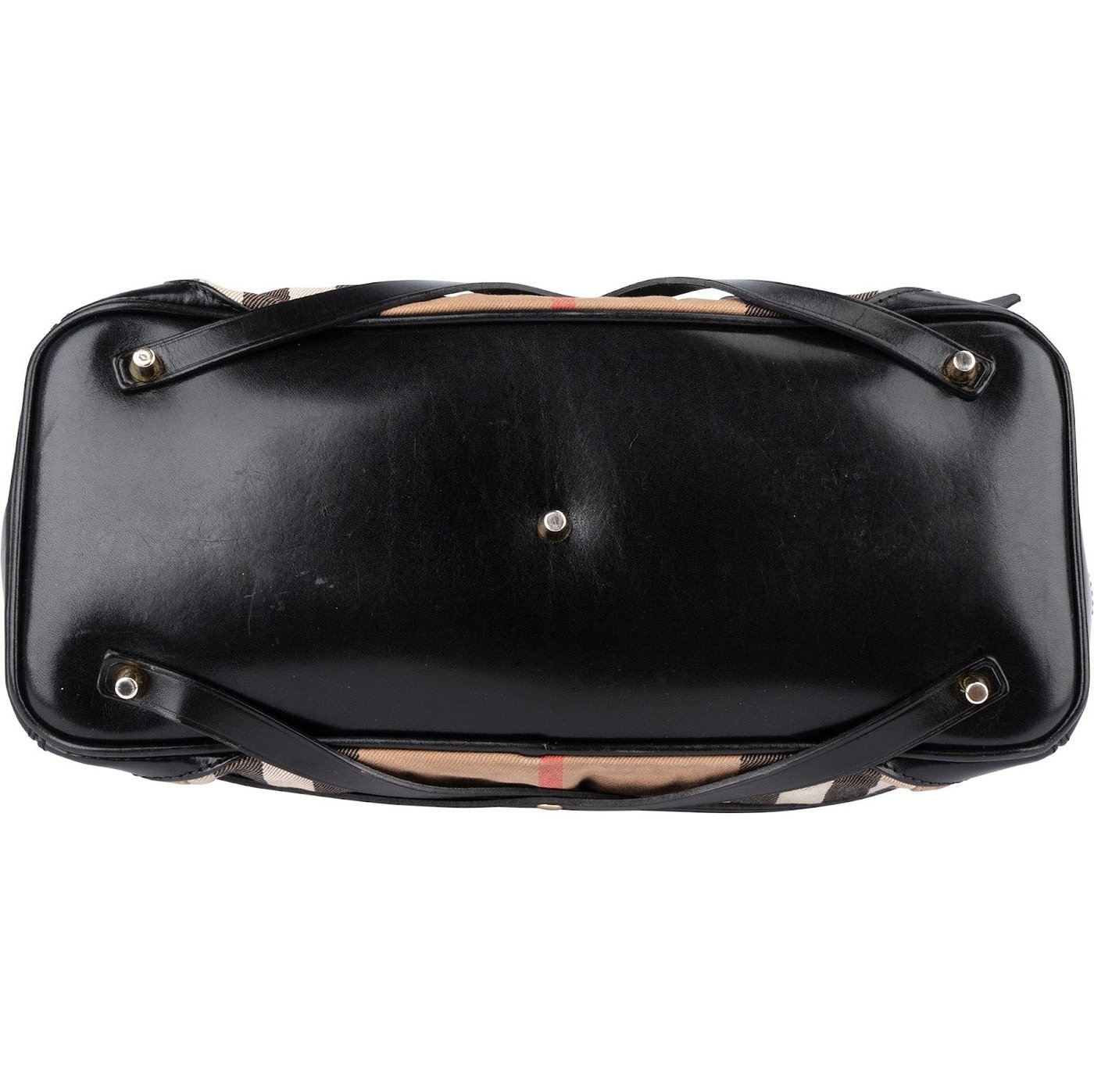 Burberry Nova-Check Monogram Medium Bridle Tote Handbag