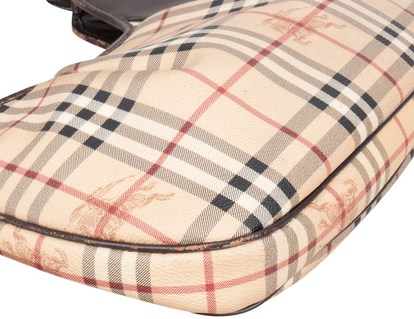 Burberry Haymarket Check Brooklyn Hobo Shoulder Bag