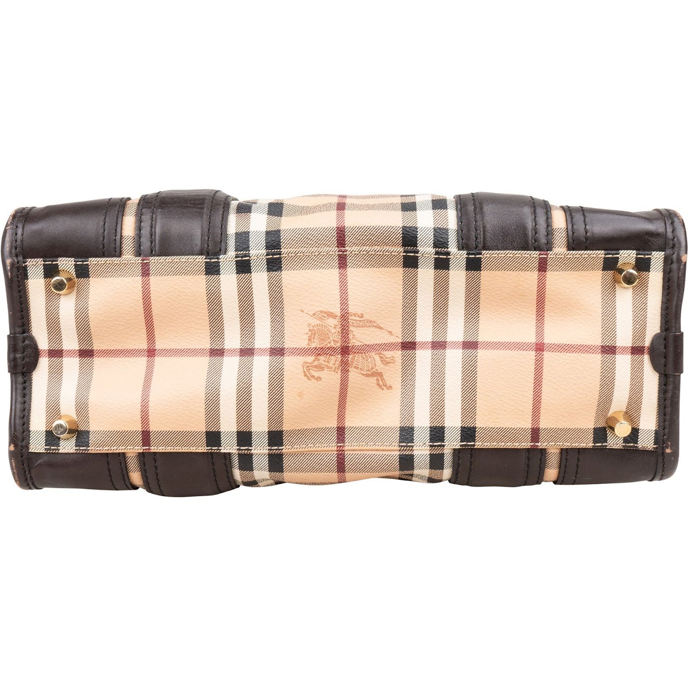 Burberry Haymarket Check Minford Satchel Handbag