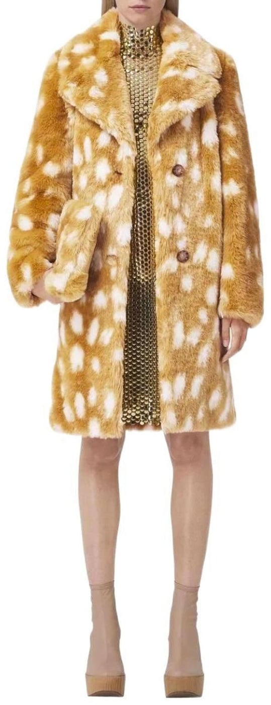 Burberry Faux Fur Coat