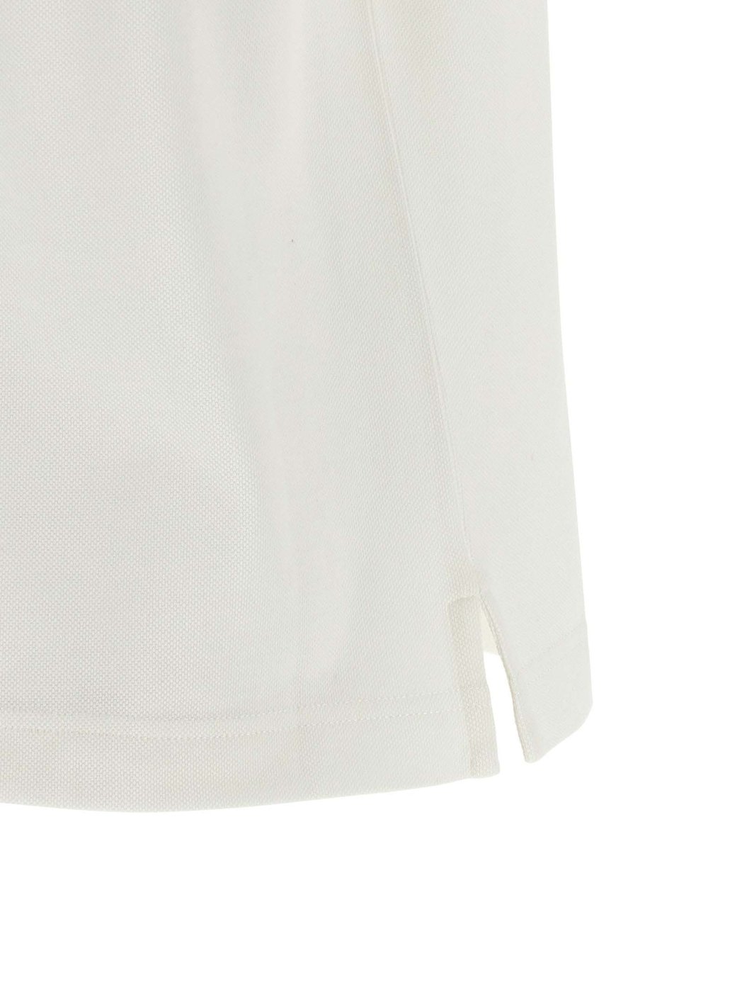 Burberry White Cotton Polo Shirt